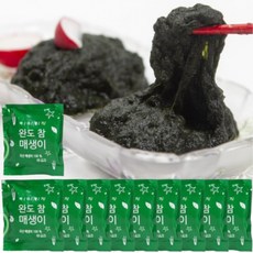 국산 매생이 완도 참매생이 냉동 개별 소포장 바로조리가능, 10개, 100g