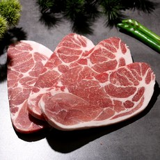 [글램쿡] 캠핑용/MT용/바베큐용 왕목살 500g, 왕목살500g, 숯불용 20mm, 1개