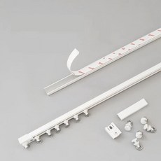 이중 커튼레일 병원커튼 암막커튼 설치 부착식, 3. 업그레이드 천장형(겸용), 1.4m