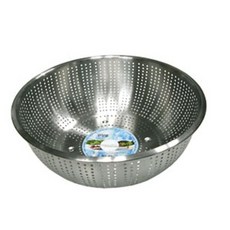 원형바구니 28cm 스텐 주방용품 키친프리 펀칭 4호 96668pc 1(ea), 색상