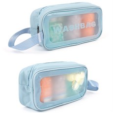 아름데코 사각 방수 가방 소형 목욕가방, 화이트