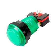 푸시 단추 LED 조명 스위치 비디오 아케이드 드럼 게임 자동 기 응답 장치 DIY 부품 100mm 5V 12V 조, 02 green