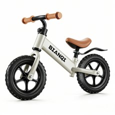 SUUNI 뉴 키즈 밸런스 바이크 무발자전거 보행기, 1개, 84cm, 흰색