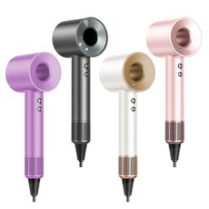 HONG JIN 宏晉 超高速吹風機 11萬轉超強風力 兩億負離子護髮 三段風溫 磁吸風嘴, 雪影流金, DSF-01