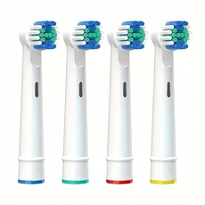 4/12/16 Pcs 교체용 칫솔 헤드 Oral-B Braun 전문 전동 칫솔 헤드 브러시 헤드와 호환 가능, 01 Standard 4pcs