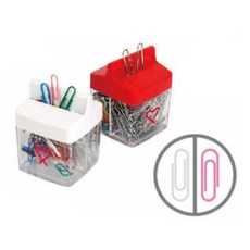 바이하츠 사각 자석 클립통 MCD-C, 단품