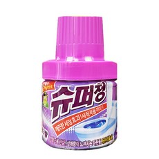 산도깨비 슈퍼청 병 180g - 라벤더 /청크린 병/화장실 변기세정세/악취제거, 4개