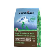 FirstMate 無籠飼鴨肉藍莓全貓配方貓糧 4.54公斤, 1個, 4.54kg, 鴨肉, 雞肉藍莓