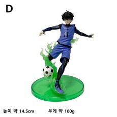 RENMINGFF 블루록 피규어 인테리어 장식 굿즈 미카게 미카게 레오 바치라 메구루 선물, D, 1개