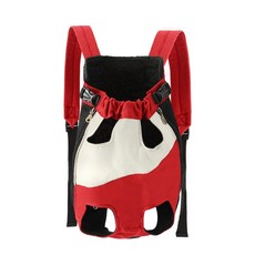 라이프가드삽 애완동물 가방 애완동물가방 여행 가방, S 0.5-2kg [등길이 28cm 미만], 1개, 레드 앤 화이트 [대각선 무포켓]