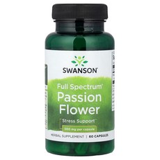 스완슨 시계꽃 500mg 60캡슐 Swanson, 3개, 60회분
