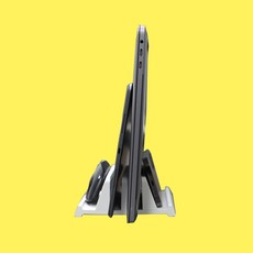 팜즈 노트북 수직 거치대, 화이트, 1개