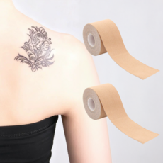 로멀리 타투 가리기 테이프 문신 커버, 2개, 스킨