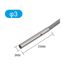 스테인리스 스틸 유도 근접 센서 스위치 3 와이어 IP65 미니 방수 2m 케이블 NPN NO, PNP NC, 06 O3, 4) O3 - PNP NC, 4) O3 - PNP NC