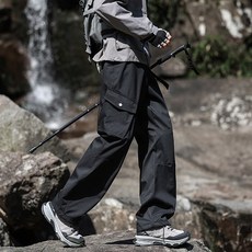 衝鋒褲男女三合一防寒防風防水登山褲休閒褲保暖褲工作褲長褲棉褲工裝褲運動長褲刷毛褲雪褲情侶直筒秋冬加絨加厚闊腿戶外發熱寬鬆多口袋大尺碼機能禦寒褲子