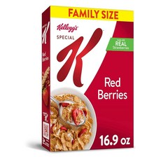 Kellogg's Special K 아침 시리얼 레드 베리 진짜 딸기로 제작 패밀리 사이즈 480g(16.9온스) 박스, 1개, 480g