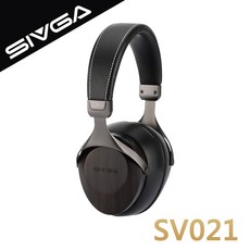 【SIVGA】SV021 HiFi 動圈型 耳罩式 耳機 耳罩式耳機, SV021, 黑色 (斑馬木)