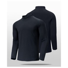男士春季新款輕量化速乾打底衫立領長袖衣服內搭上衣