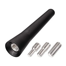 Bingfu 자동차 라디오 쇼트 고무 안테나 마스트 [루프 장착용] [6.4cm2.5인치] 차량 FM AM 스테레오 범용 루프 장착 - 상어 지느러미 교체 아님 191468, 참고: [자동차 루프 장착]에만 해당됩니다