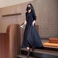 겨울 긴팔 골지 니트 롱원피스 미디 기장 우아한 날씬핏 데일리 스타일 감각적인 디자인