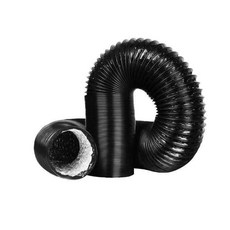 加厚PVC鋁箔伸縮排風管, 黑色新風複合管,內徑110mm*2米, 1個