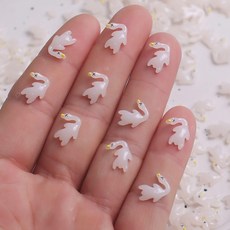 UV 피규어 반응 햇빛에 미니 네일아트 자외선 귀여운 색변하는 파츠 변색 소품 오리 데코, 3. 200개 미니 오리, 1개