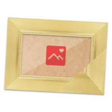 가벼운액자 A3 사진액자 (엣지골드) 상장포토웨딩인테리어벽걸이, 본상품