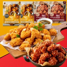 애슐리 LEY 애슐리 스윗갈릭 크리스피 치킨 2팩통살 닭강정 2팩 총 2kg 359606, 오리지널 통살 닭강정 2팩+2팩, 1, 500g