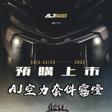 偉倫精品零件 AJMB 空力套件霧燈 空力套件 進氣壩 增加亮度 原廠直上, 近黃遠黃