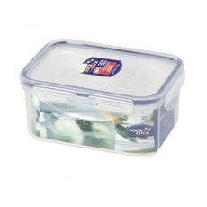 락앤락 클래식 플라스틱 반찬통 반찬 보관용기 직사각 밀폐용기 600ml, 1개