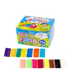 탤런트 유아 어린이 15색 고무 찰흙 칼라점토