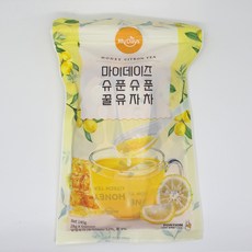 슈푼슈푼 꿀 유자차 무농약 마이데이즈 스틱 꿀유자차, 28g, 1개, 5개입