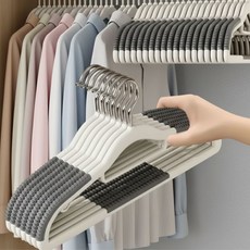 유또 어깨뿔방지 논슬립 고리회전 옷걸이, 그레이, 30개
