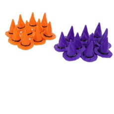 제우샵 미니 마녀모자 10p 파티데코, 블랙