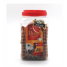 Denta Spiral 潔牙棒，減少牙垢和牙石, 1.4kg, 6個, 混合味