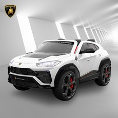[씨투엠뉴] 람보르기니 우루스 2인승 유아전동차, 화이트, 1개