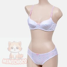 미니초코 주니어팬티 패턴 입체설계 3단계 A컵 주니어 브라팬티세트
