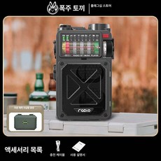 스마트스톤 재난라디오 재난용라디오 빈티지라디오, R11 아날로그 모던그레이, 기본 모델명/품번