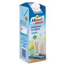 MinusL 락토스-프리 로우-팻 UHT 밀크 1.5% 팻, 2개, 1L