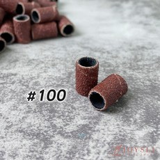 JOYSLU 美甲砂圈 磨甲機打磨頭 適用光撩膠卸甲, 1個, 砂圈_#100 買65顆送35顆