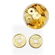 더뭉클몰 돈들어오는 황금 골드 엽전 개업선물