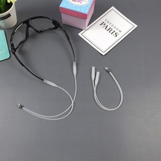 안경 목걸이 끈 분실방지 실리콘 스트랩 백색1Ptjr2+4AgM