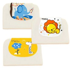 KIDS PARK 寶寶六層紗透氣吸汗巾, 中性款小號, 3個