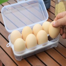 미소디자인 휴대용 계란 보관함 휴대용계란보관트레이3구, 8구