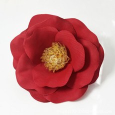 까멜리아 꽃송이 동백꽃 조화, 10개, 동백꽃 조화 - 꽃송이만