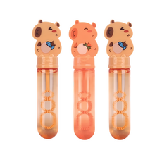 비버리코 어린이 미니 스틱 비눗방울 장난감, 3개, 카피바라