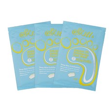 SHILLS舒兒絲 美足膜 超值3入組, 1個, 膠原蛋白 (淺藍) x 3
