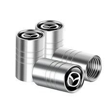 악셀라 아텐자 스피드 자동차 금속 휠 타이어 에어 밸브 먼지 캡, 2. SilverC for Mazda, 1개