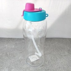 블루 빨대 물통 소풍 나들이 어린이집 유치원 휴대용 음료통 텀블러, 본상품