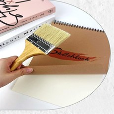 살림이 평붓(W) 4인치 유화용붓